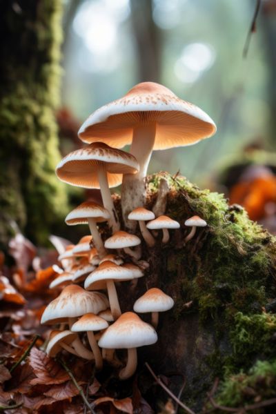 Funghi nel bosco