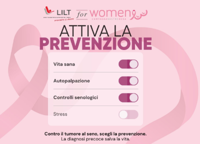Locandina campagna lotta contro i tumori