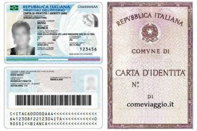 carte di identità cartacea e elettronica