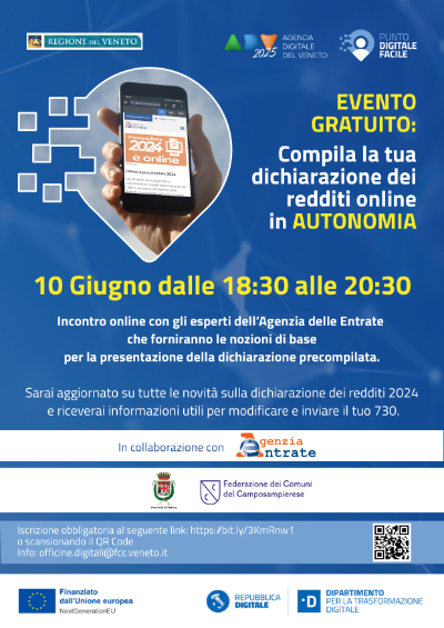 Locandina Evento AGENZIA ENTRATE