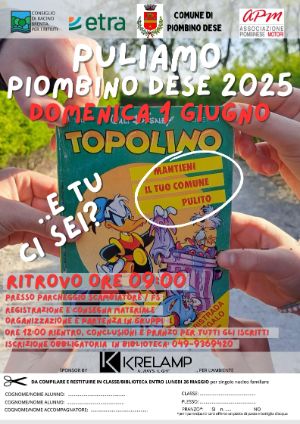 Volantino Giornata ecologica 01 giugno