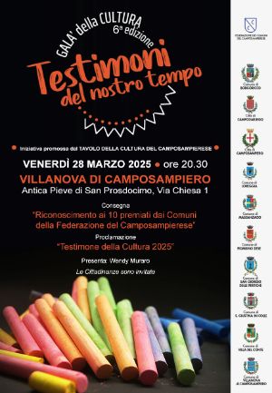 Locandina Galà della cultura
