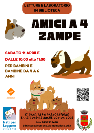 Volantino Amici a 4 zampe