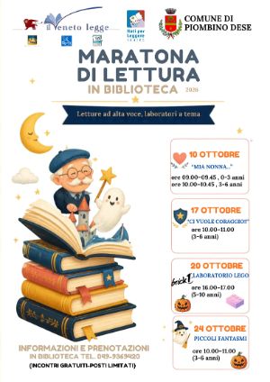 Locandina Maratona di lettura 2026